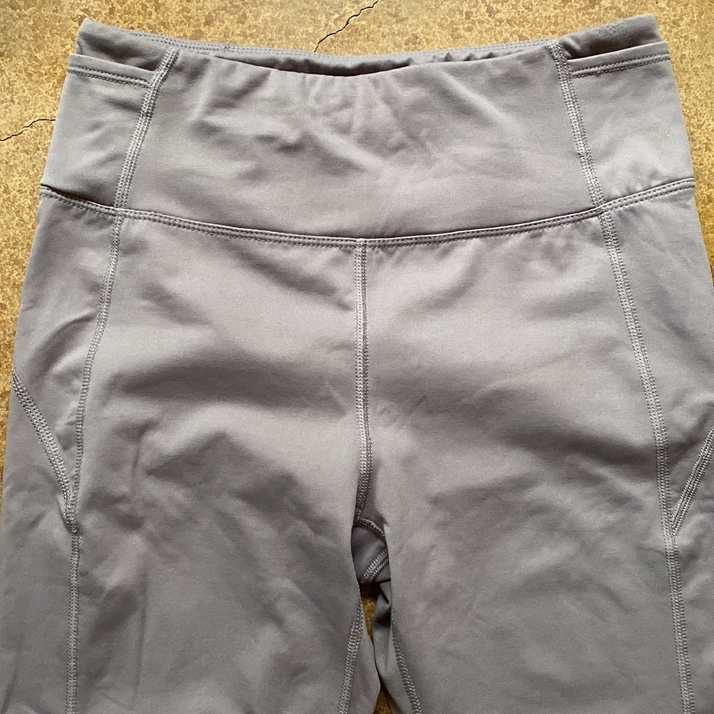 MARIKA dusty lilac purple high‎ waist cropped leggings